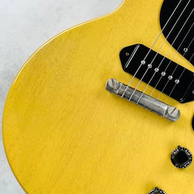 Gibson Custom Shop 1958 Les Paul Junior Double Cutaway VOS 2021 - TV Yellow image 4