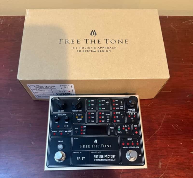 Free The Tone FF-1Y Future Factory RF Phase Modulation Delay 2019 - Tan image 1