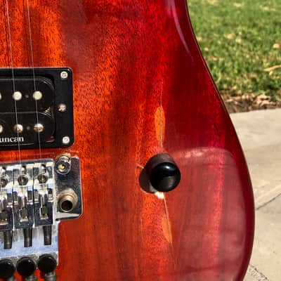 Warmoth Strat  Trans Red Burst image 5