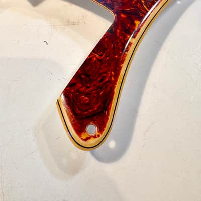 Vintage ‘60’s Style Celluloid Nitrate Tortoise Fender Precision Bass Pickguard Celluloid Tortoiseshell Custom Relic'd image 8