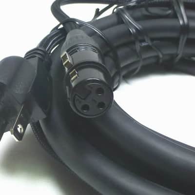 LASE 50 Ft (15.2M) Siamese PowerCon AC & XLR Audio Combo Cable (Powered Speakers image 2