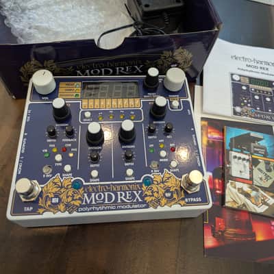 Electro-Harmonix Mod Rex Polyrhythmic Modulator 2018 - Present - White / Blue image 3