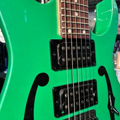Ibanez Paul Gilbert Mike - Metallic Light Green image 4