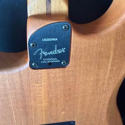 2020 Fender American Acoustasonic Stratocaster Limited Flag Edition USA w/ COA & Original Gig Bag – Excellent Condition image 6
