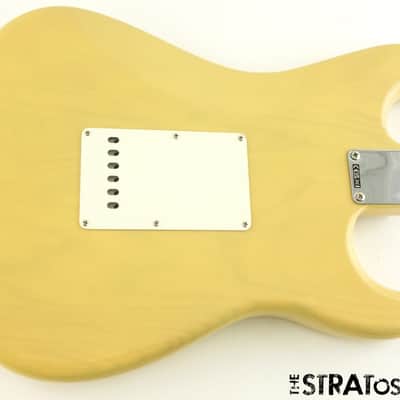 LEFTY Fender AV II American Vintage 1957 Strat BODY &HARDWARE Ash Vintage Blonde image 3