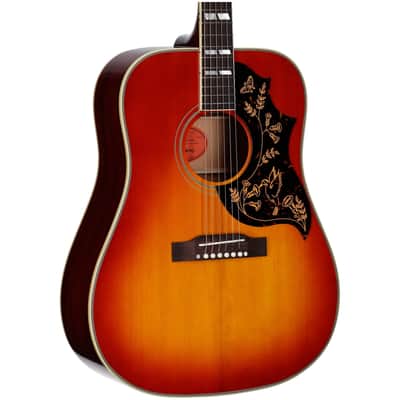 Epiphone IGC 1960 Hummingbird Reissue, Heritage Cherry Sunburst, with Case image 1