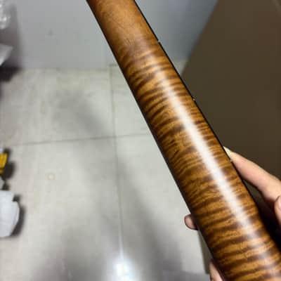 22fret Rosewood Roasted Maple Electric guitar neck rosewood matte DIY parts image 7