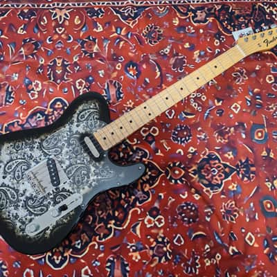 *NEW IN BOX* 2025 Fender Japan Limited Edition Telecaster Black Paisley - MIJ JD25 - low tariffs image 2