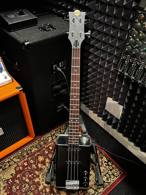 Bohemian Guitars "Boho" Oil Can Bass - Matte Black image 1