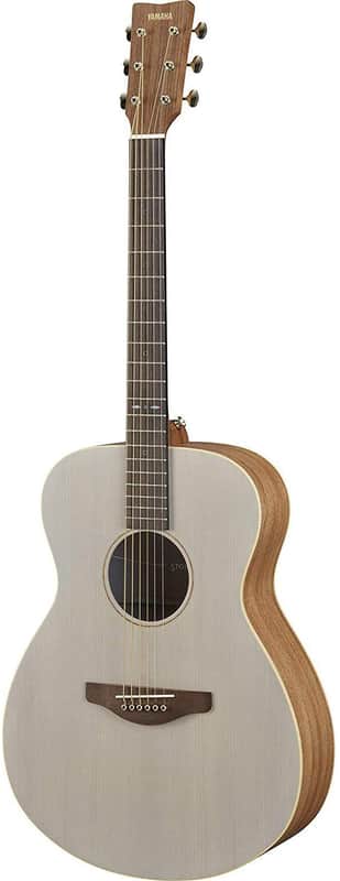 Yamaha STORIA I Concert Acoustic-Electric Guitar Satin White image 1