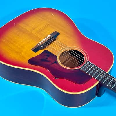 Gibson J-45 1966 - Cherry Sunburst image 8