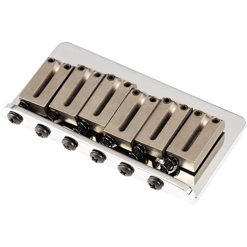 Bridge Assembly, American Hardtail Strat '86-'07, Chrome Electric Guitar Hardware (0032909049) image 1