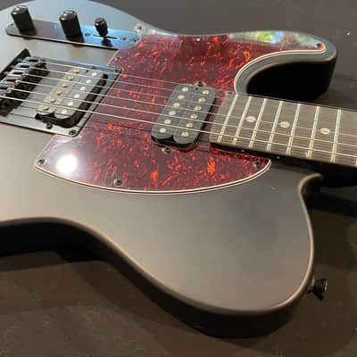 Harley Benton TE-20HH LH SBK Matte Black Tele - Dual Humbuckers - LEFTY - image 5