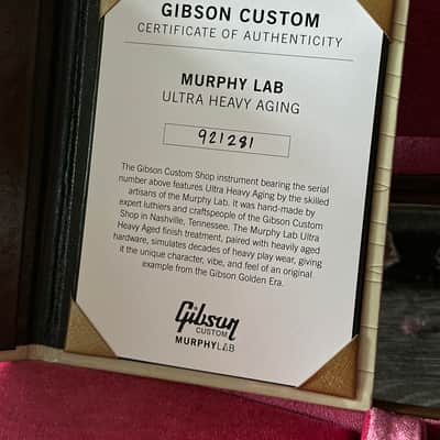 Gibson Les Paul Standard 1959 Custom Shop Murphy Lab Ultra Heavy Aging Lemon image 8