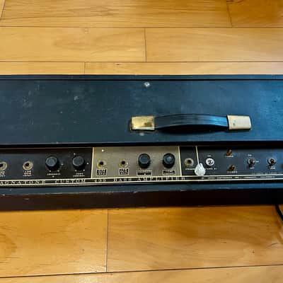 1962 Magnatone Model 435 "Athene" Guitar/Bass Amplifier 1962 Brown HEAD ONLY with Impedance Selector! image 1