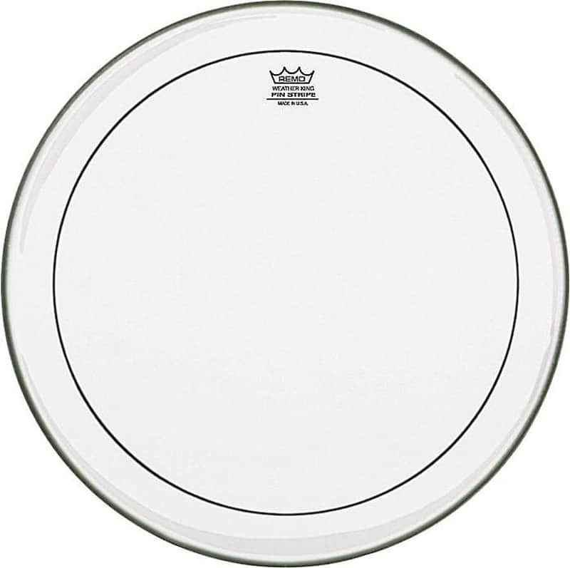 Remo 18" Pinstripe Clear image 1