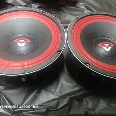 CERWIN VEGA PMR 8" HYBRIDS PAIR PA WOOFERS 8 OHMS 200 WATTS ALUMINUM FRAMES 20CVC-AC CLOTH SURROUNDS image 3