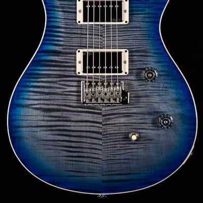 PRS CE 24 Willcutt Exclusive Run Faded Gray Black Blue Burst w/ Blue Back (437) image 3