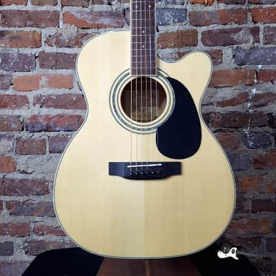 Zager ZAD-50CE OM Acoustic Electric Guitar w/ Upgraded 2020 Fishman & HSC (2013 - Natural Finish) image 2