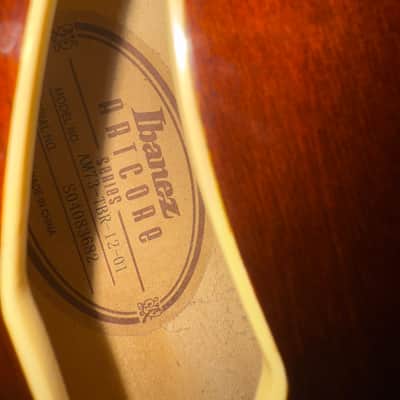 Ibanez AM73-TBR Artcore 2002 - 2007 - Transparent Brown image 11