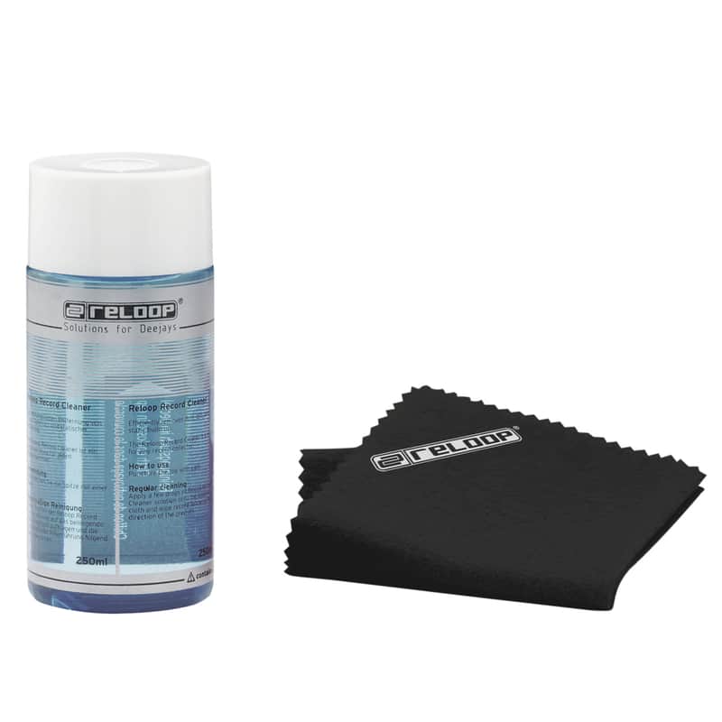 Reloop REC-CLEANER Record CD Cleaning fluid and Cloth image 1