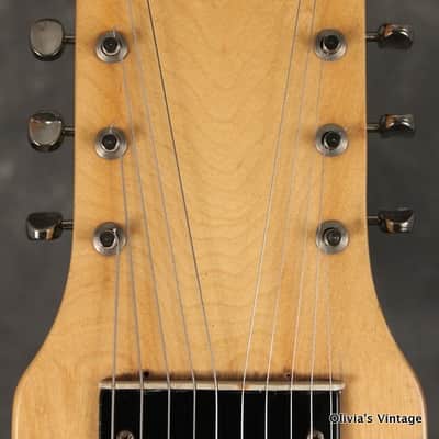Alkire 10-String Eharp Steel Guitar 1960 Natural image 2
