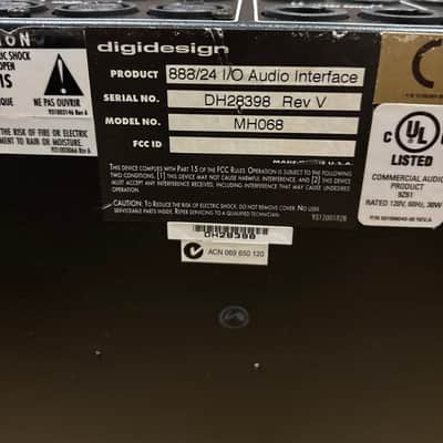 Digidesign 888 I/O Audio interface 2000s - Black image 9