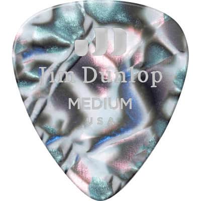 DUNLOP 483R14MD Genuine Celluloid - 72MED CELL MEDIUM ABALONE image 1