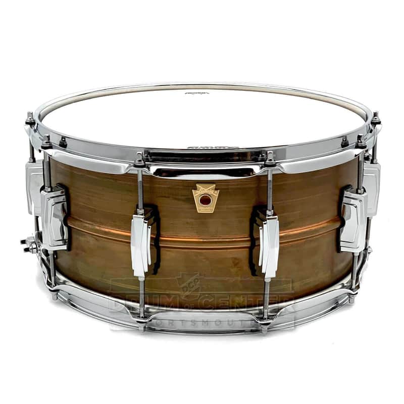 Ludwig LC663 Copper Phonic Snare Drum 14x6.5 Raw image 1