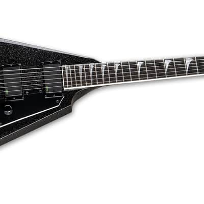 NEW 2023 ESP LTD KH-V Kirk Hammett Signature - Black Sparkle image 3