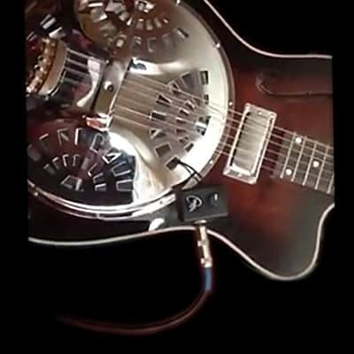 "THE GRIP" VINTAGE DOBRO RESONATOR GUITAR PICKUP with FLEXIBLE MICRO-GOOSE NECK by Myers Pickups image 2