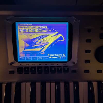 Roland Fantom-S 61-Key - Memory and Storage Fully Expanded -Workstation Keyboard 2003 - 2004 - Silver image 4