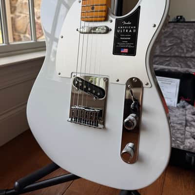 2026 Fender American Ultra II Telecaster Maple - Avalanche White image 2
