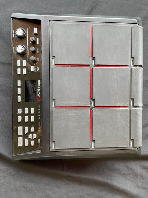 Roland SPD-SX with stand mount and power image 1