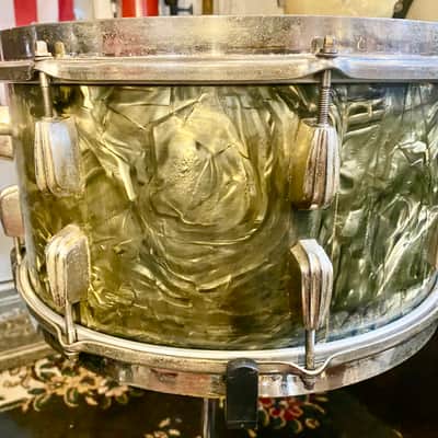 Slingerland 1940s, “Hollywood Ace” 7”x14” Radio King, Black Diamond Pearl - Awesome Solid 1-Ply ~Maple Shell~ image 4