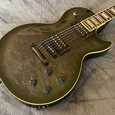 1999 Epiphone  Les Paul Limited Edition Quilt Top Translucent Black Made in Korea (MIK) - Free Pro Setup image 1