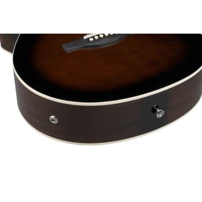 Ibanez AEG7L Left Handed Acoustic Electric Guitar, Dark Violin Sunburst image 10
