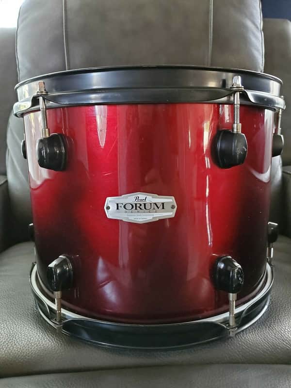 PEARL FORUM 12X9 rack tom WINE RED image 1