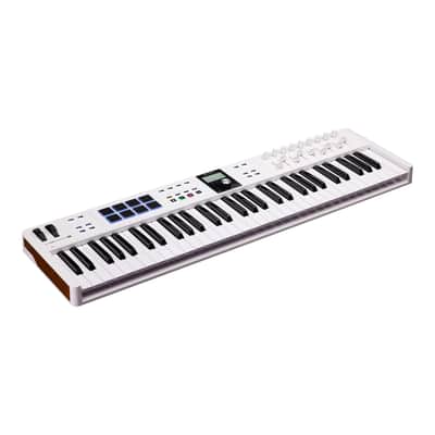 Arturia Keylab Essential mk3 61 Note USB Controller Keyboard, White