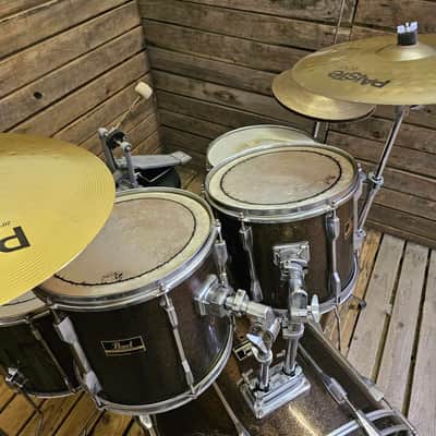 Drum Kit Pearl Export Vintage, Bronze Sparkle USED! RKEBS130826 image 4