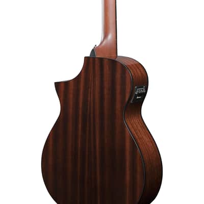 Ibanez AEWC16QA Auditorium Acoustic-Electric Guitar Transparent Black Sunburst image 8