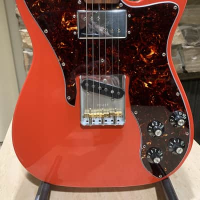 Fender Vintera '70s Telecaster Custom with Fender Cunife pickup Fiesta Red image 1