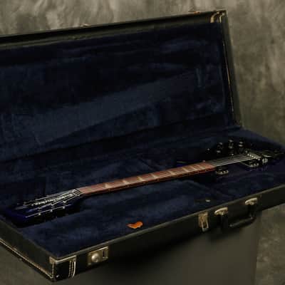 1986 Rickenbacker 620/12 string Midnight Blue BT Black binding + hardware image 25