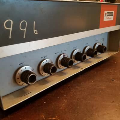 Bogen CHB50 Challenger 6L6 Tube PA Amp Guitar CHB 50 1963 Grey Mottled Steel image 1
