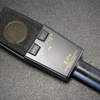 AKG C414 XLII Large Diaphragm Multipattern Condenser Microphone 2010s - Black image 9