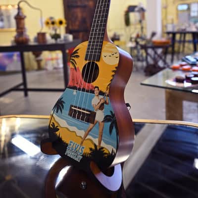 Kala Elvis Presley Signature Concert Ukulele ("Blue Hawaii" / KALA-LTP-C-EBH) image 5