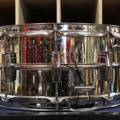 1960s Ludwig LM402 6.5x14 Supraphonic Snare Drum image 2