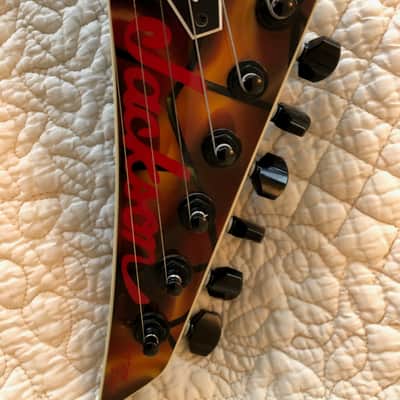 Jackson Custom Shop SL2 ML Spider & Brimstone Orange WO 9157 2016 image 12