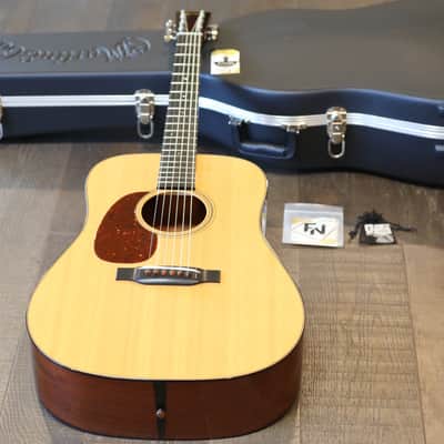 Lefty! Collings D1-TL Traditional Natural Left-Handed Acoustic Dreadnaught Guitar + Case image 1