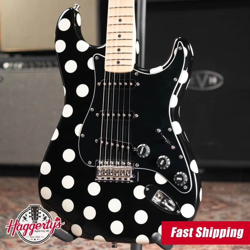 Fender Buddy Guy Standard Stratocaster Polka Dot Finish | Reverb